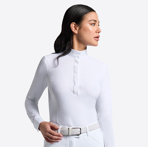 RG Wedstrijdshirt Mesh/Jersey lange mouw dames