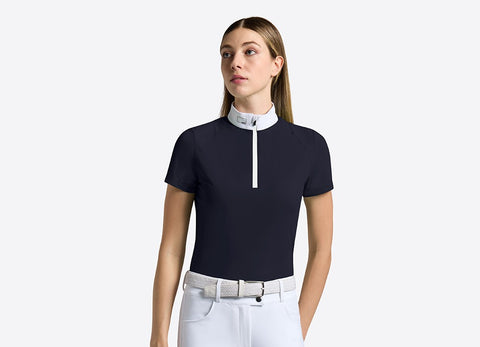 RG Wedstrijdshirt Jersey/Mesh korte mouw dames zwart
