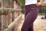 Hv Polo Rijbroek Elena full grip Dark Berry