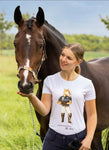 Hv Polo T-shirt Favouritas Horse Wit
